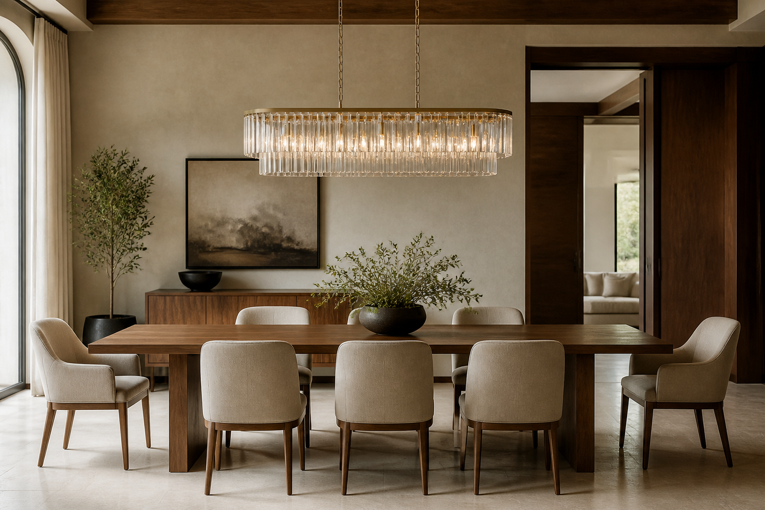 How to Choose the Right Chandelier Size for a Dining Table