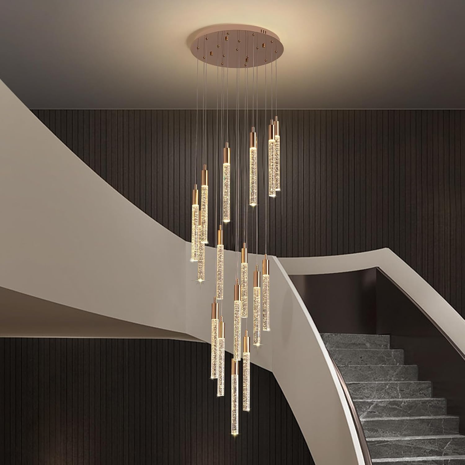 25 Lights High Ceiling Foyer Front Door Lighting