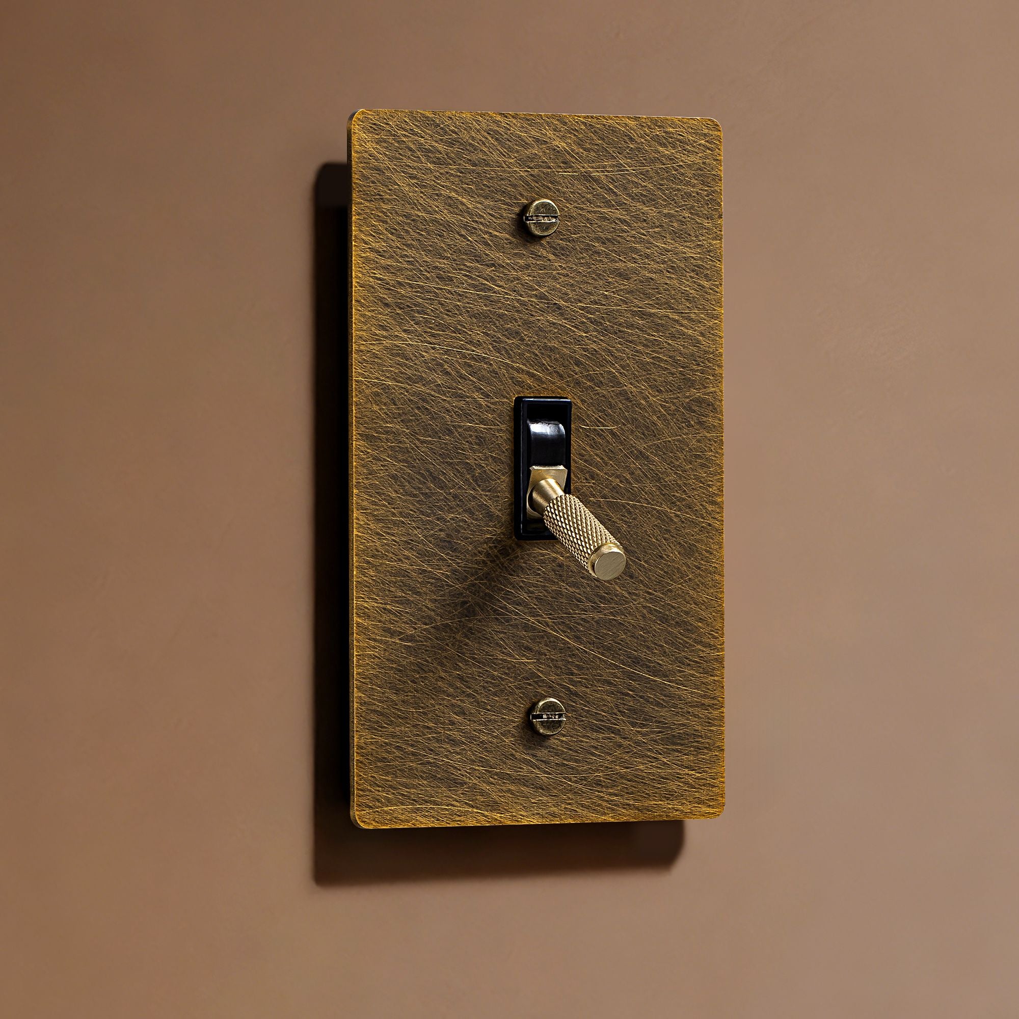 The Brass Toggle Switch (1 to 5 Gang)