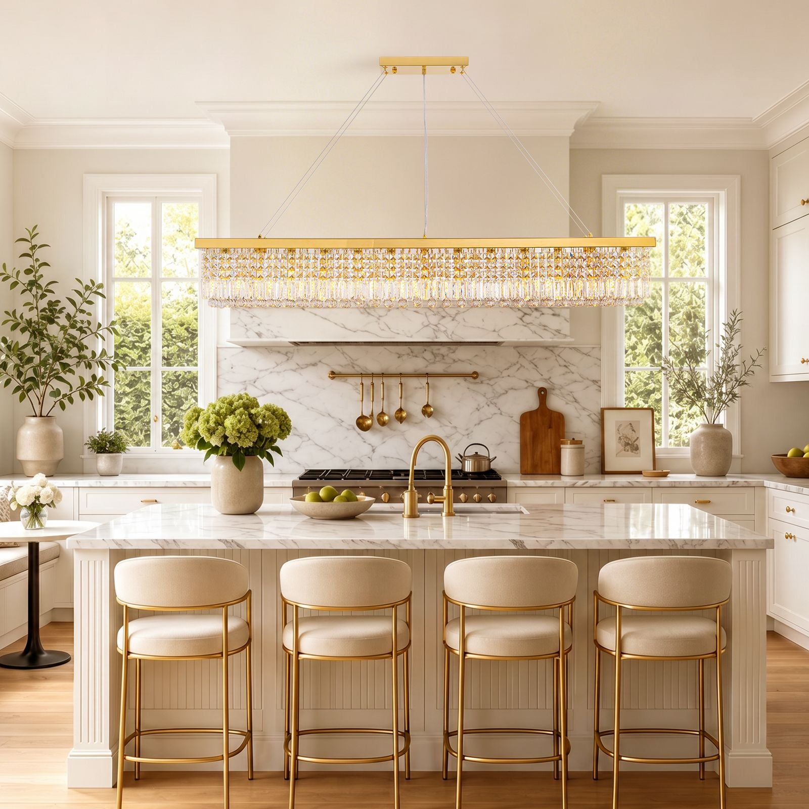 Verona Luxury Linear K9 Crystal Chandelier