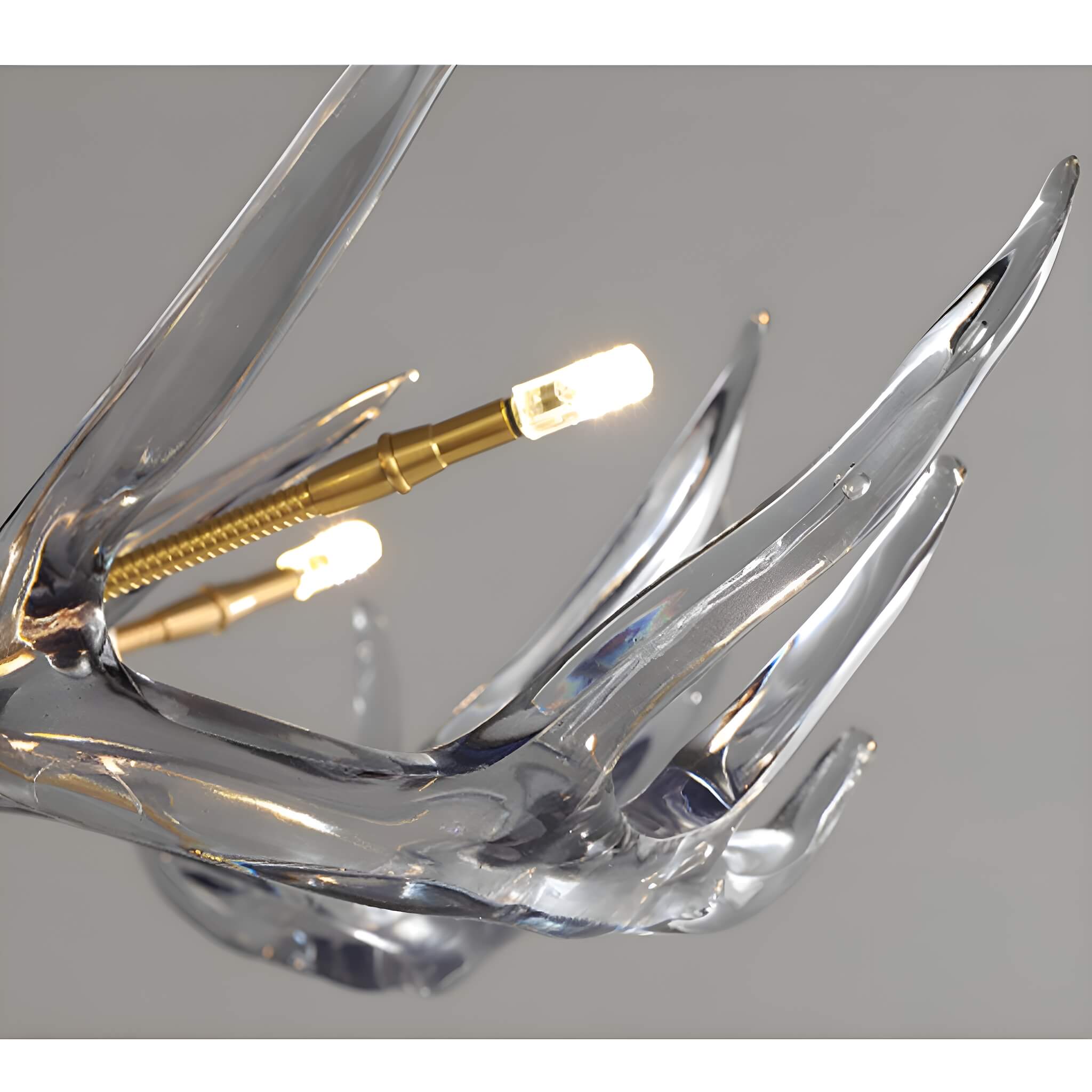 7-Light Resin Deer Horn Antler Ceiling-detail-2 | Sofary Lighting