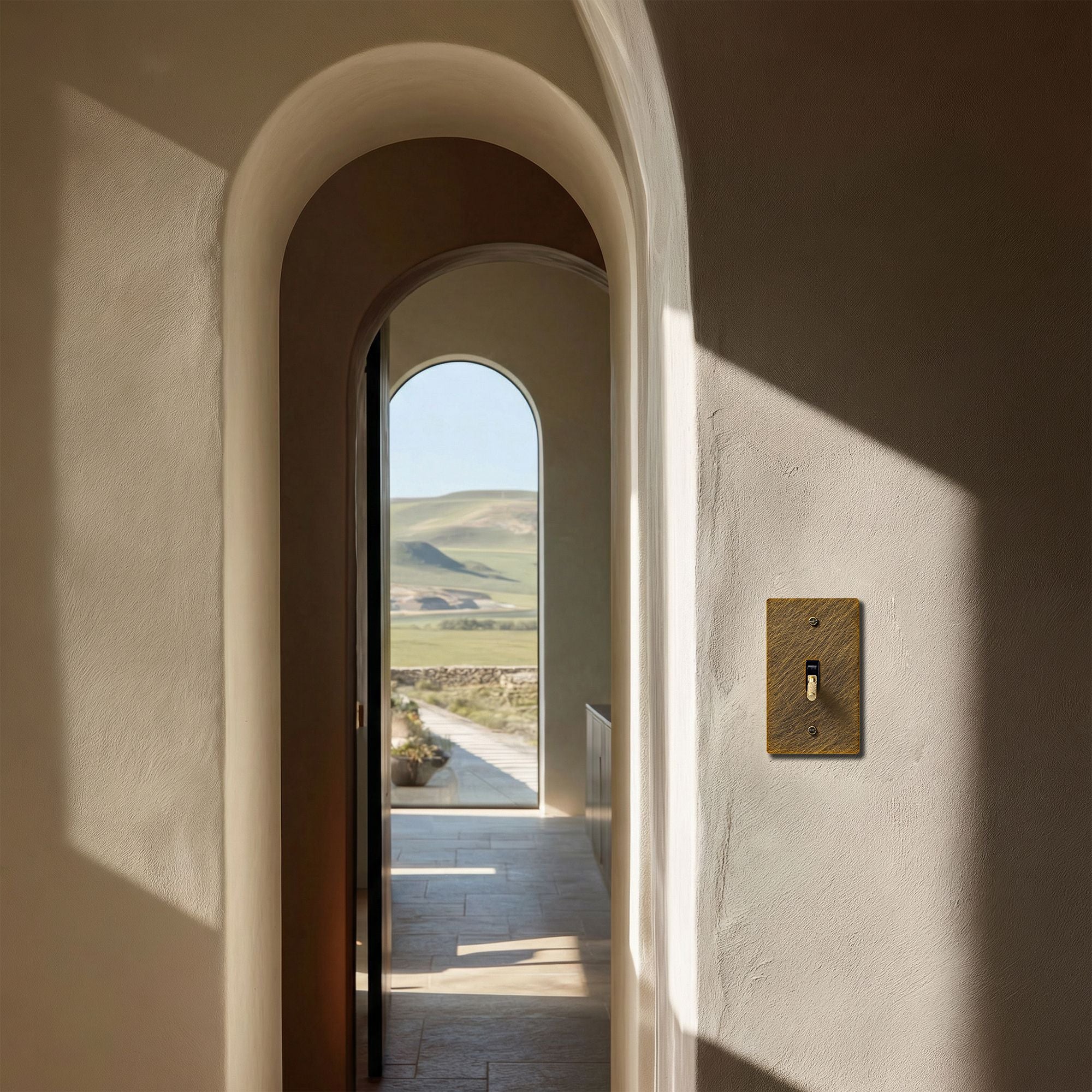 The Brass Toggle Switch (1 to 5 Gang)