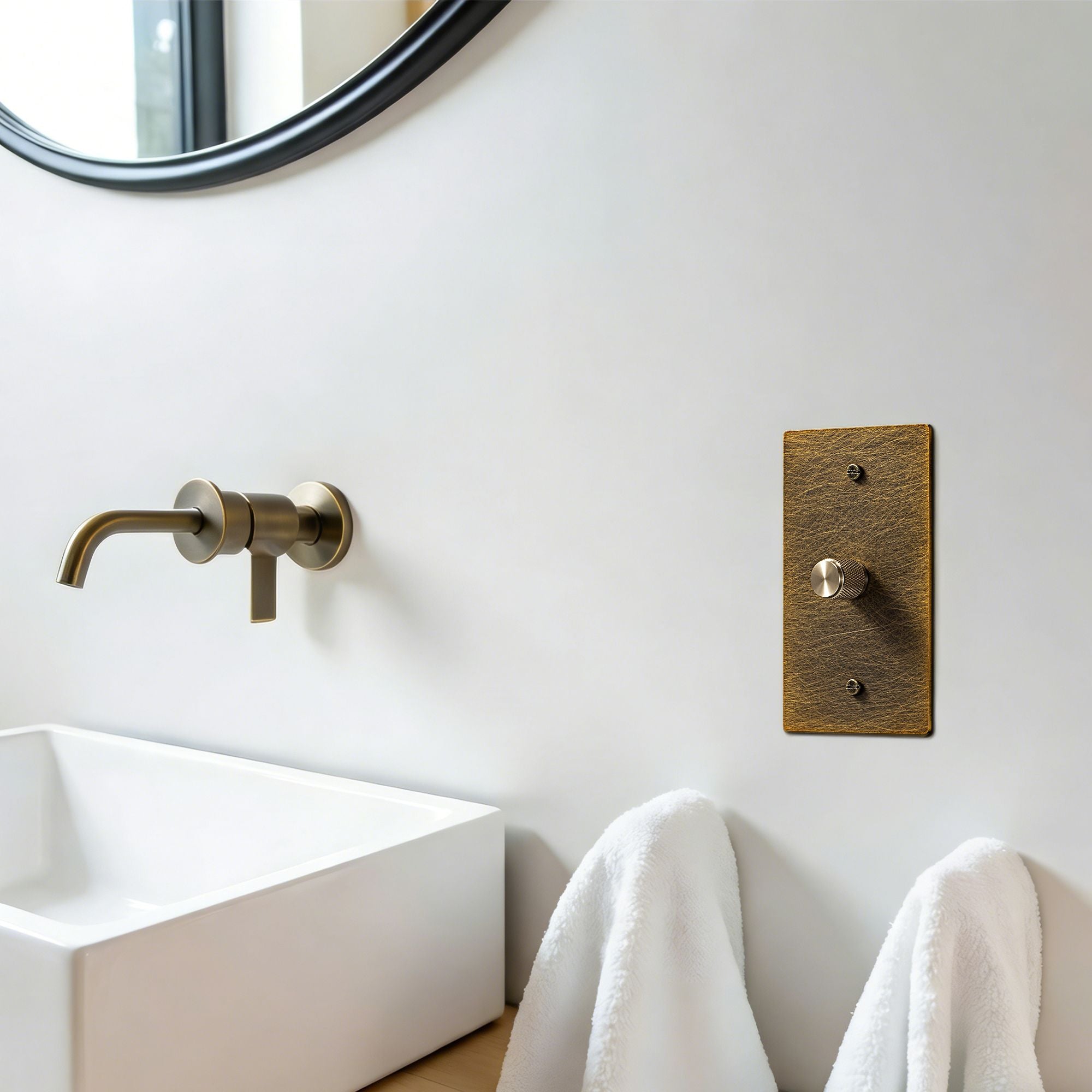 The Brass Dimmer Switch (1 to 5 Gang)