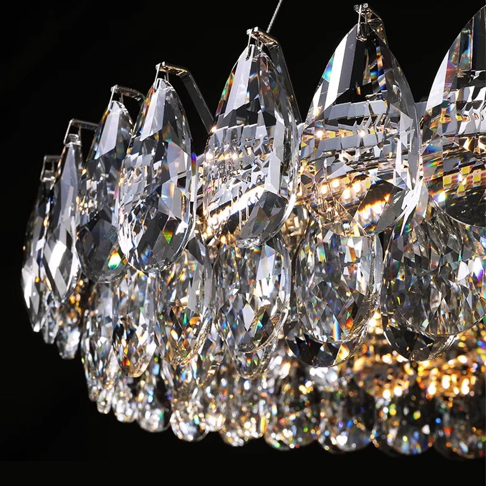 Luxury Water Drop Crystal Chandelier- Sofary Lighting