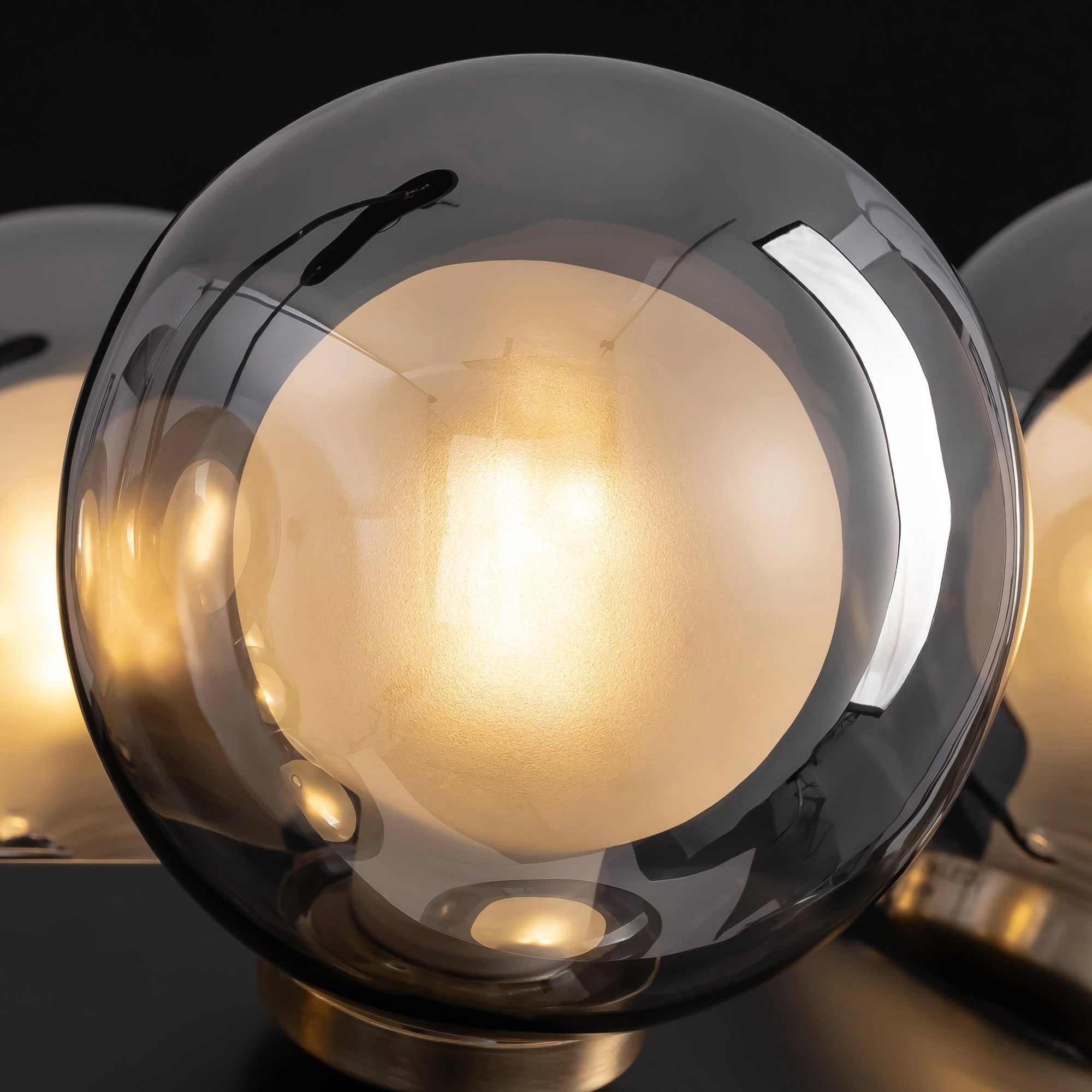 Mid-Century Modern Black Sputnik Chandlier - Sofary Lighting