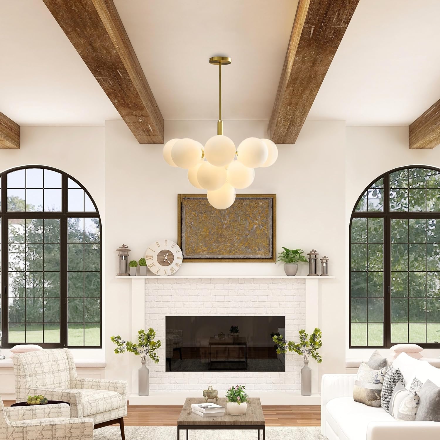 Modern Bubble Cluster Globe Pendant Light - Sofary Lighting