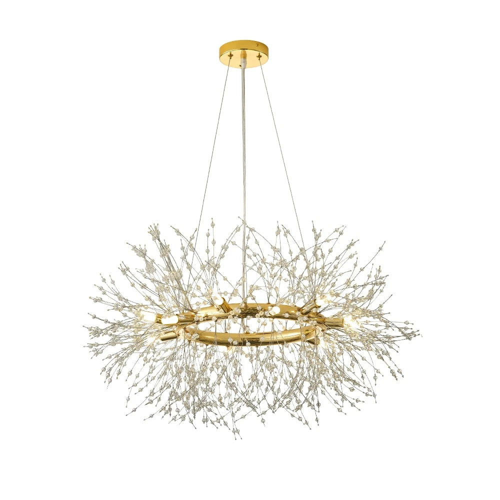 Modern Crystal Firework Sputnik Chandelier Pendant Ceiling Light-Sofary Light