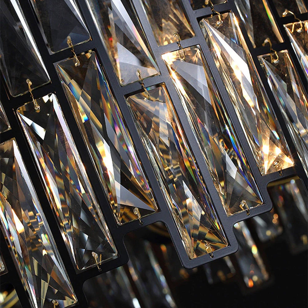 Clytia Modern Geometric Crystal Chandelier-Sofary Lighting