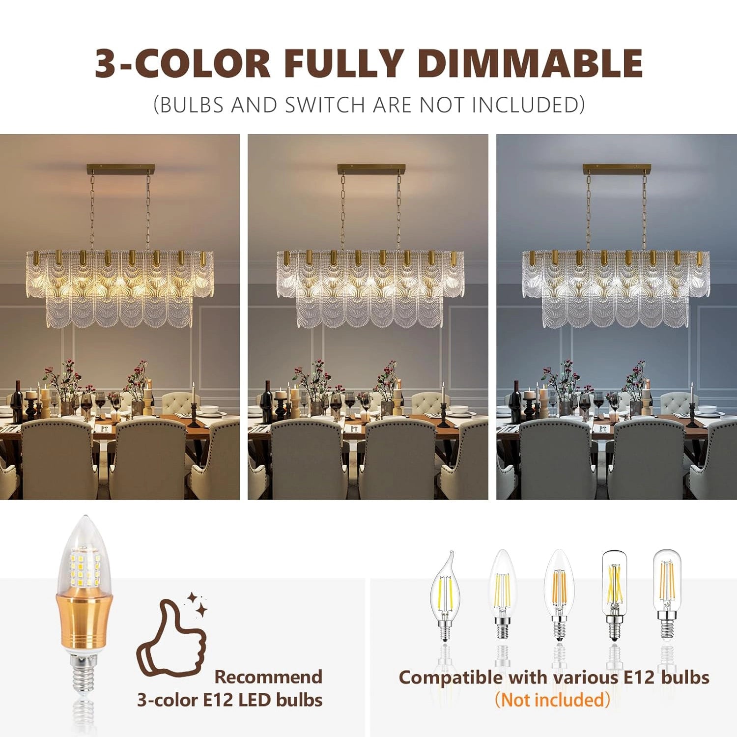 Opulent Rectangular Crystal Chandelier - Sofary Lighting