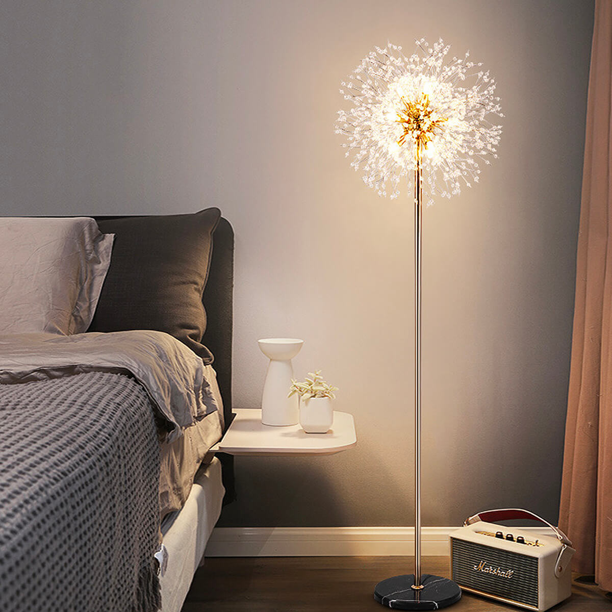 Sputnik-Sphere-Dandelion-Floor-lamp-bedside | Sofary