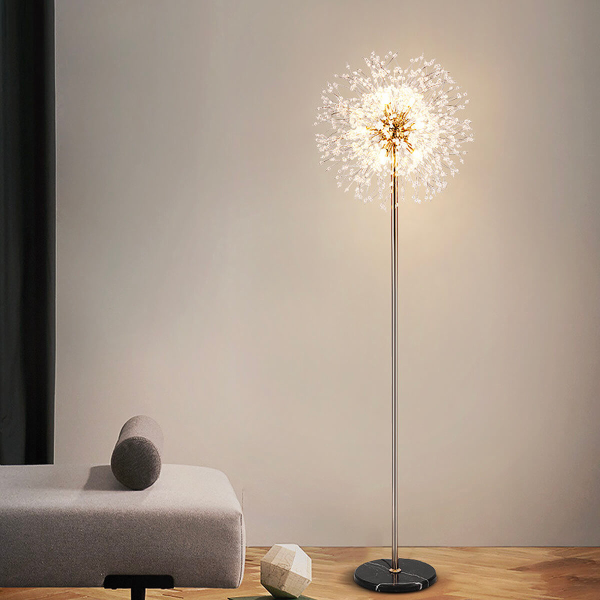Sputnik-Sphere-Dandelion-Floor-lamp-living room | Sofary