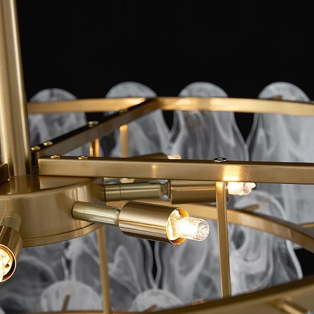 Tiered Cloud Glass Chandelier - Sofary Lighting