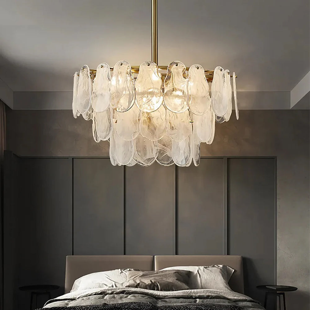 Tiered Cloud Glass Chandelier - Sofary Lighting