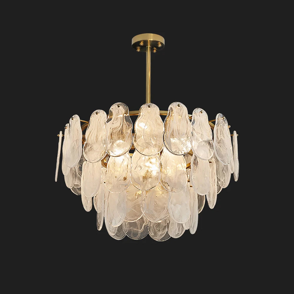Tiered Cloud Glass Chandelier - Sofary Lighting