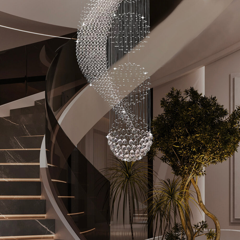 Wave-Shaped-Spiral-Raindrop-Crystal-Chandelier-Staircase1 | Sofary