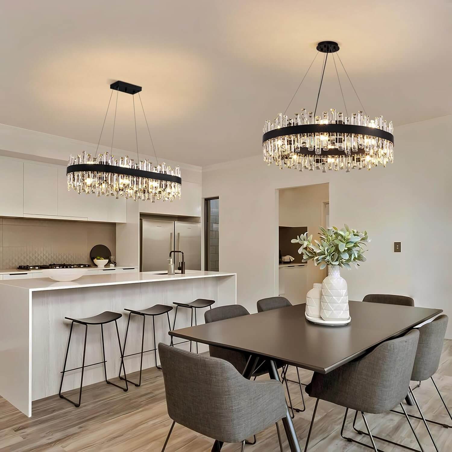 aurum-luxury-black-crystal-round-chandelier-dining-room-4