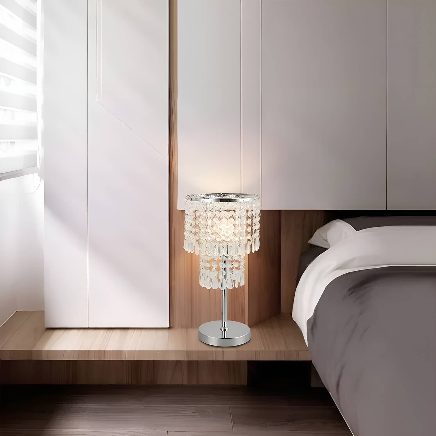 Bedside Crystal Table Lamp-6 |Sofary