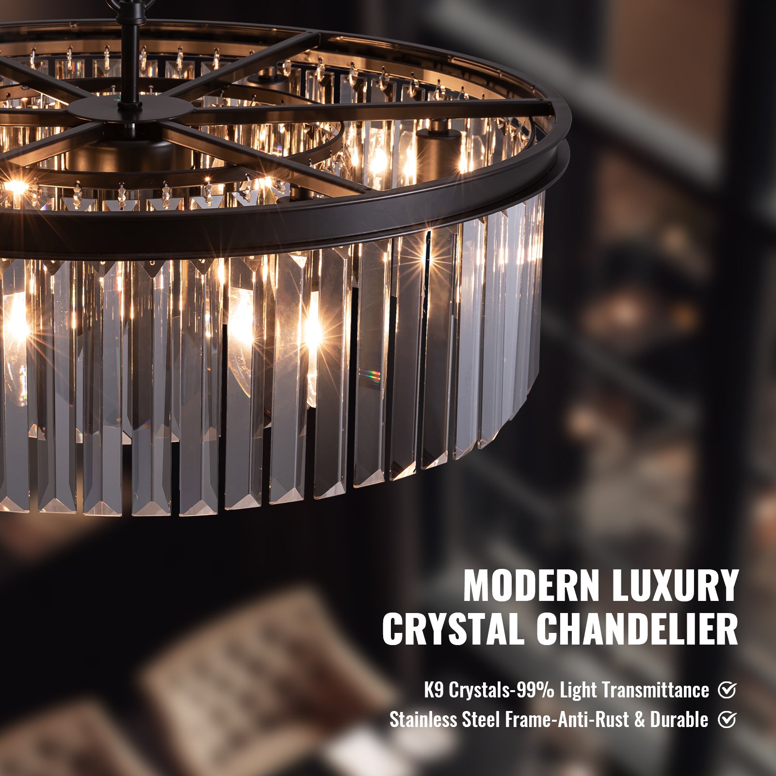 black-crystal-chandelier-round-design-pendant-light-modern-luxury-crystal
