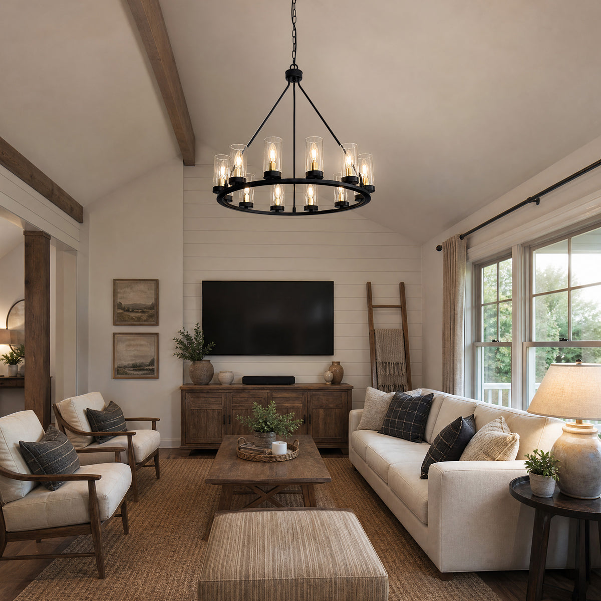 bramwell-american-vintage-farmhouse-iron-round-clear-glass-candle-style-chandelier-living-room-sofary-lighting