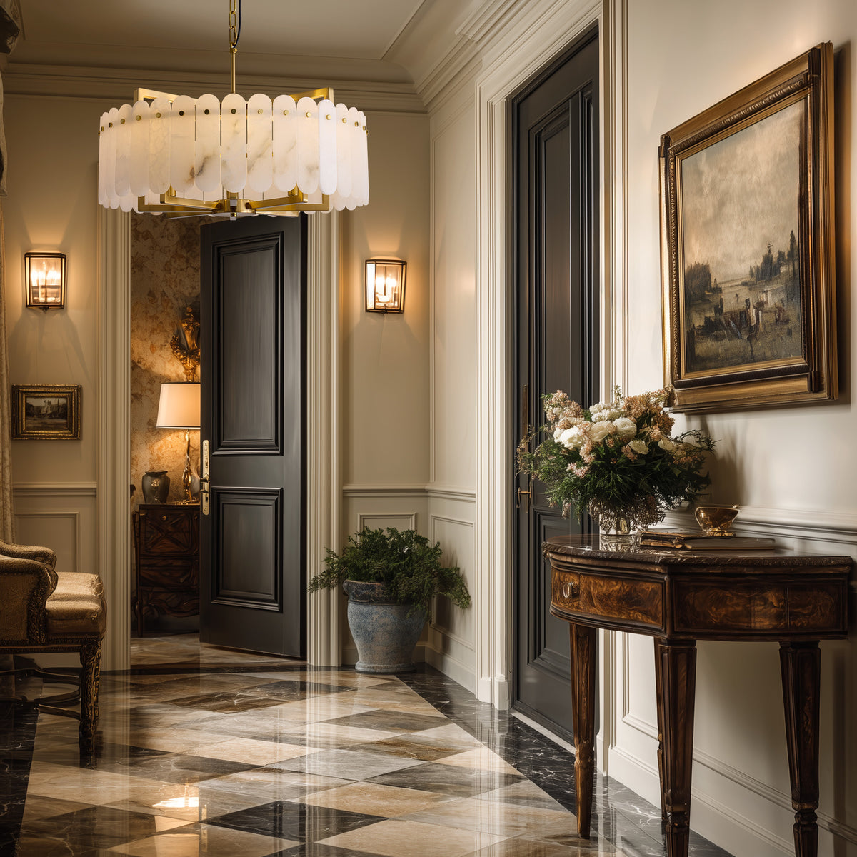 caldria-modern-luxury-alabaster-round-drum-chandelier-foyer-sofary-lighting