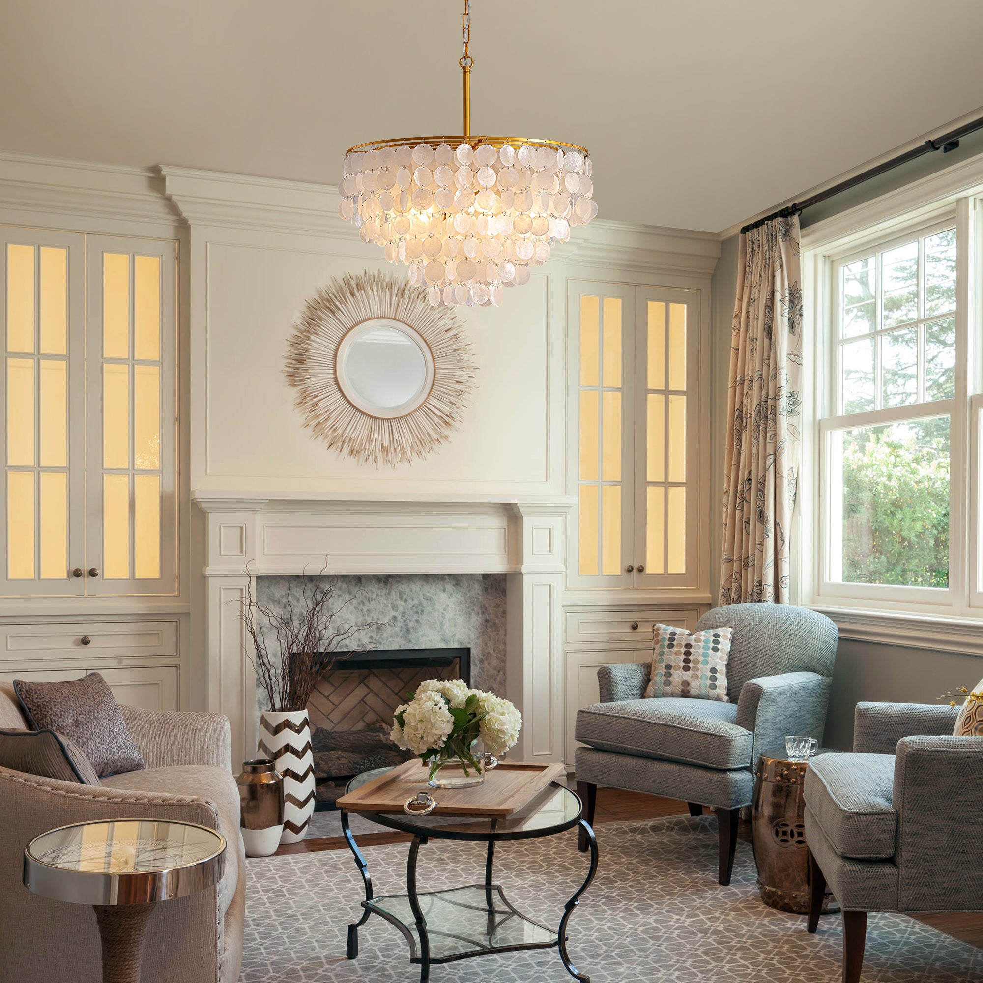 calista-coastal-gold-shell-tiered-disc-chandelier-living-room-sofary-lighting