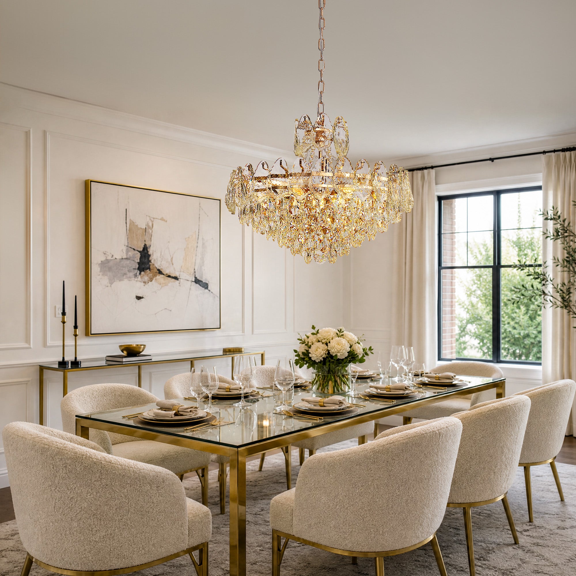 celorien-modern-luxury-gold-crystal-tiered-round-chandelier-above-dining-room