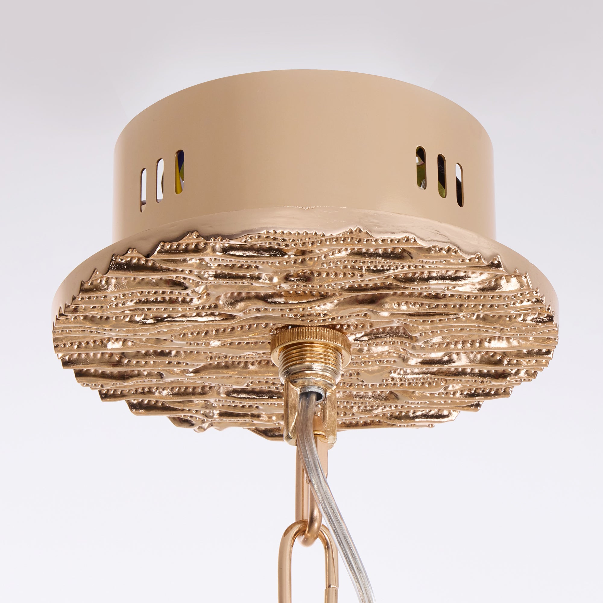 Corvenza Modern Luxury Gold Crystal Tiered Round Chandelier