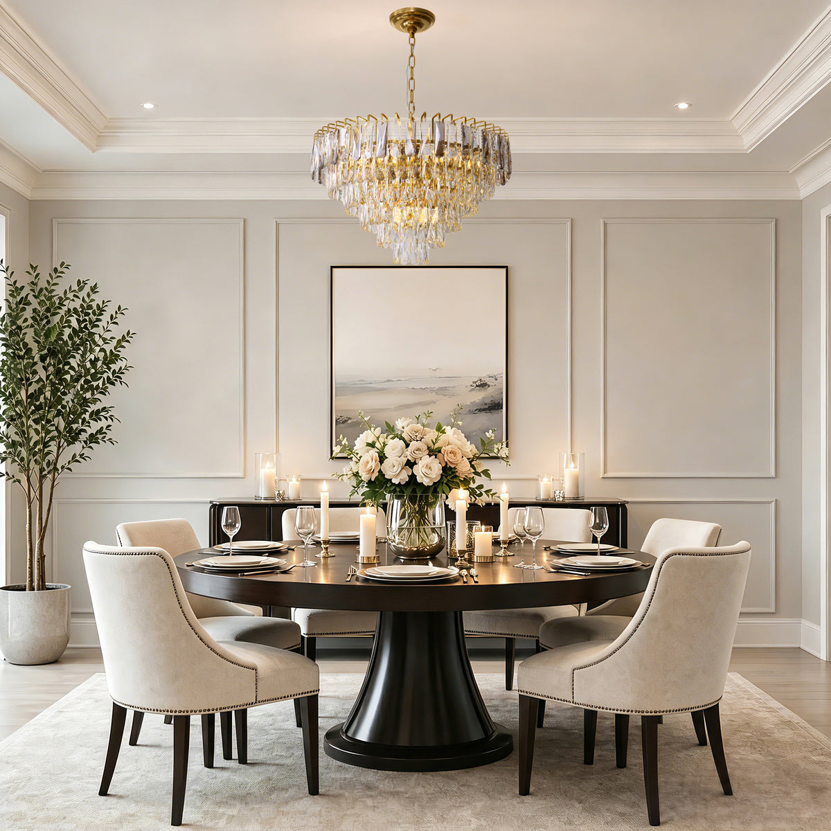 cresselle-modern-luxury-gold-crystal-teardrop-tiered-chandelier-dining-room-two-sofary-lighting