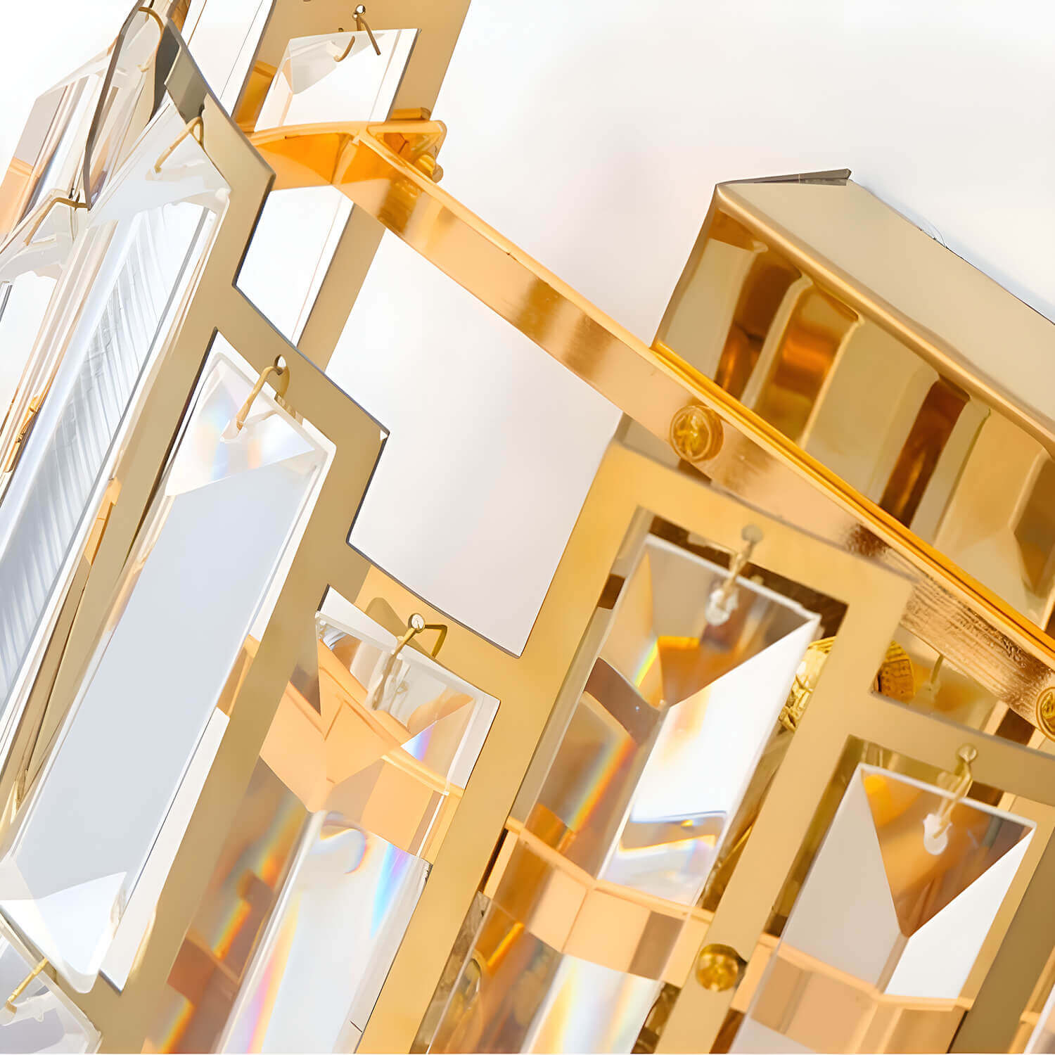 Postmodern Elegant Art Gold Crystal Wall Sconce Lamp for Indoor-detail2 |Sofary Lighting