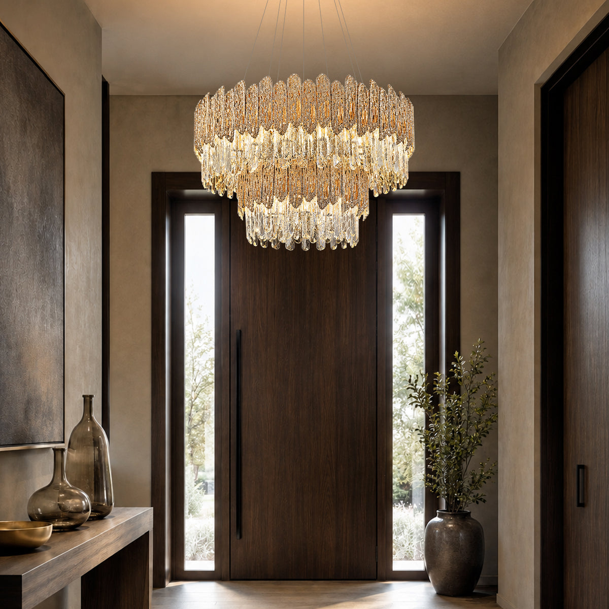 elvaria-modern-glam-gold-crystal-tiered-drum-chandelier-foyer
