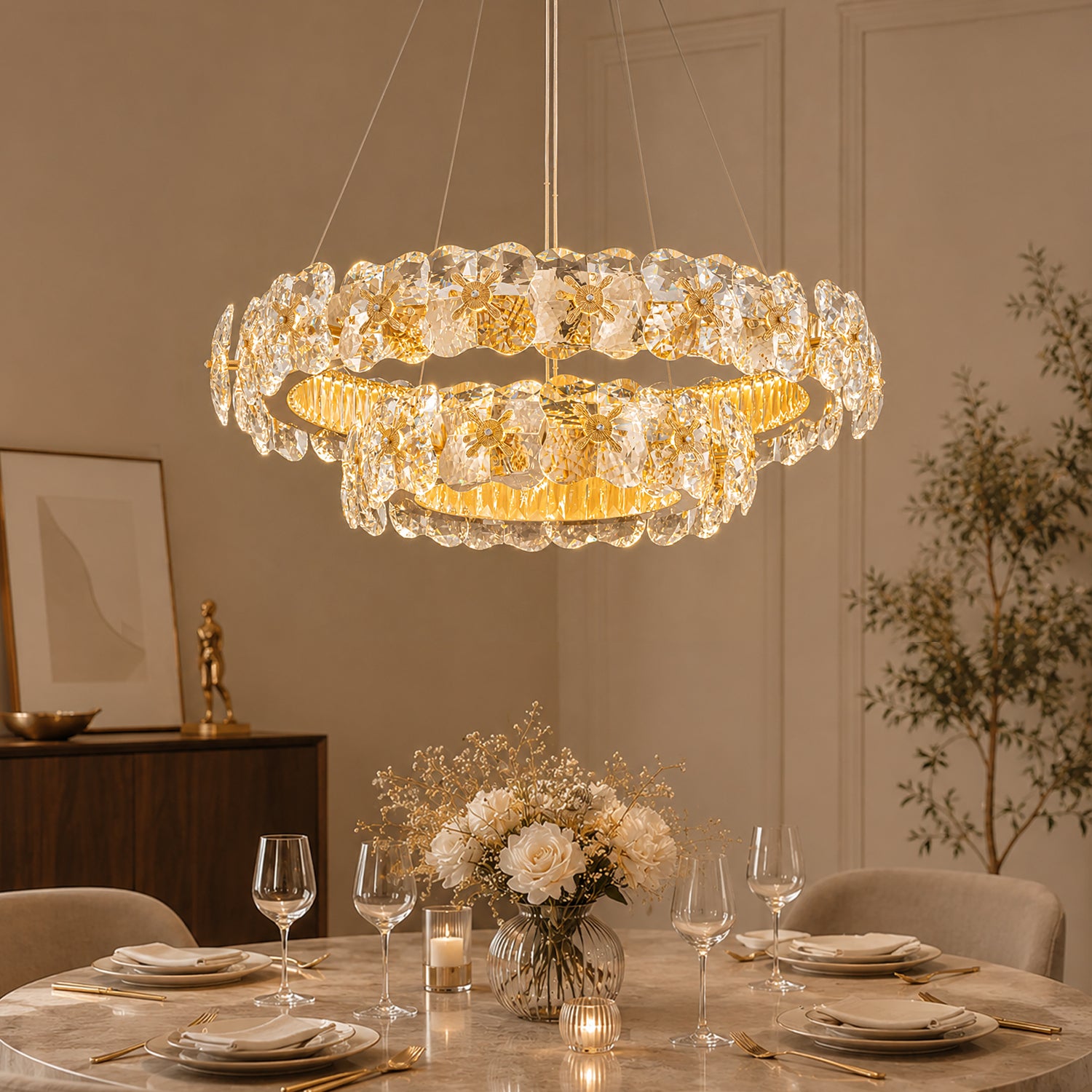 florielle-modern-gold-k9-crystal-clover-double-ring-chandelier-main