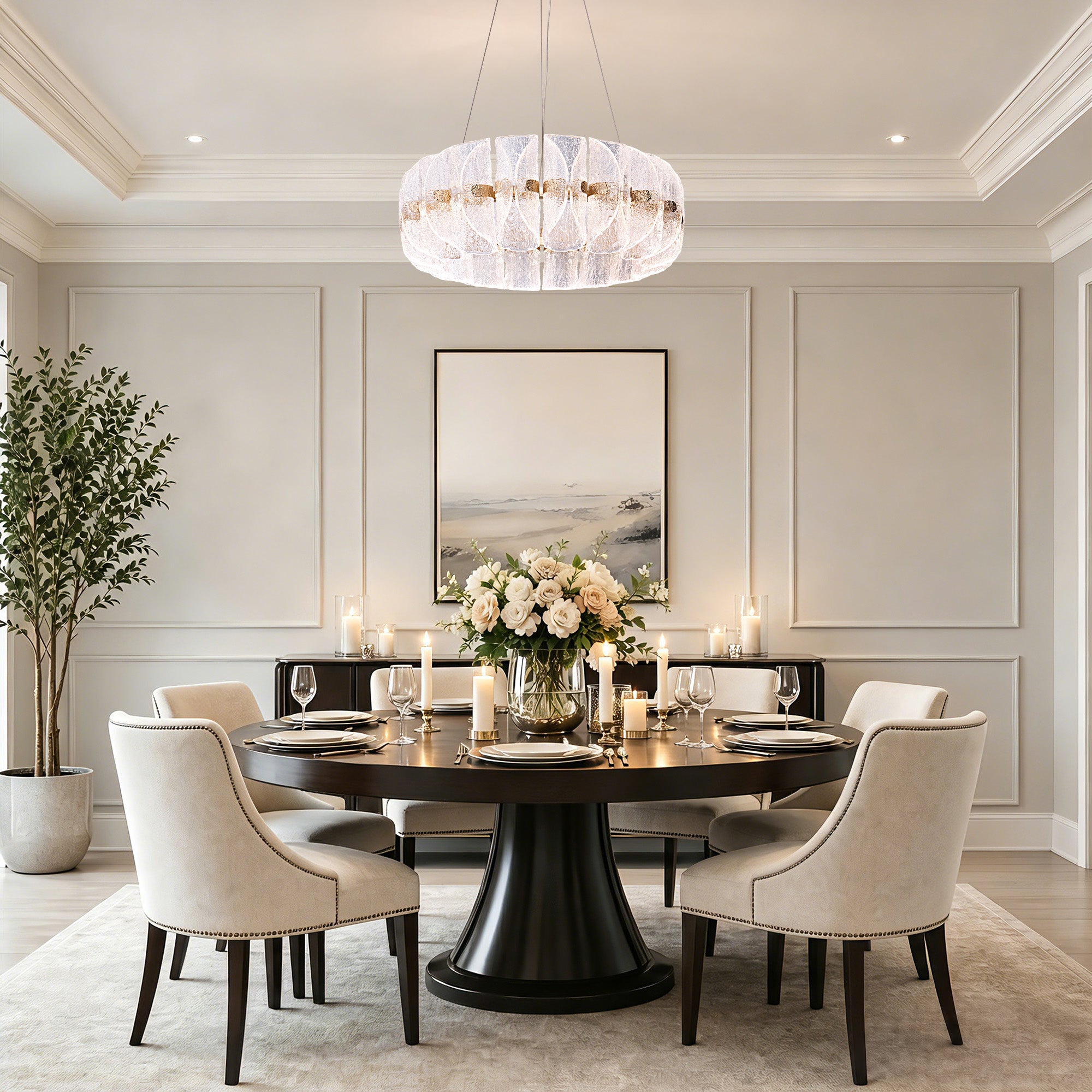 lunavelle-modern-luxury-clear-glass-ring-chandelier-dining-room