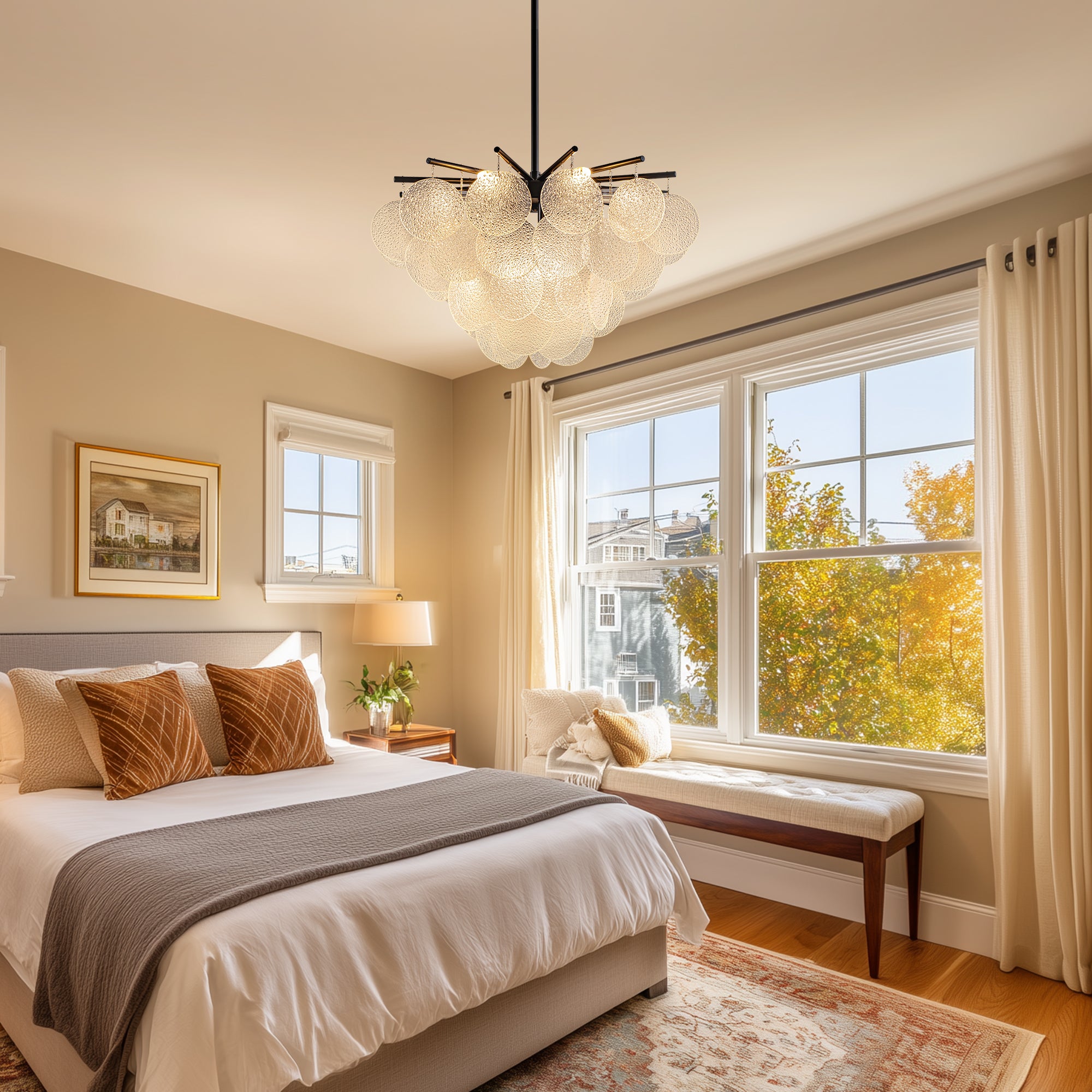 lunavera-modern-glass-textured-fan-shaped-chandelier-bed-room-sofary-lighting