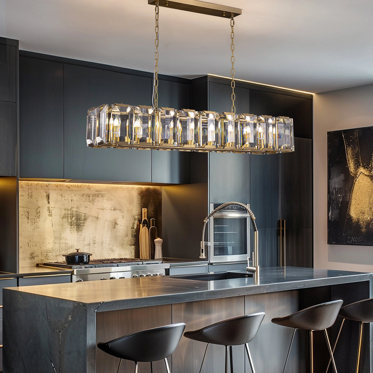 luxury-gold-crystal-prism-chandelier-installed-in-the-kitchen-island-ch461-20250925-sofary-lighting