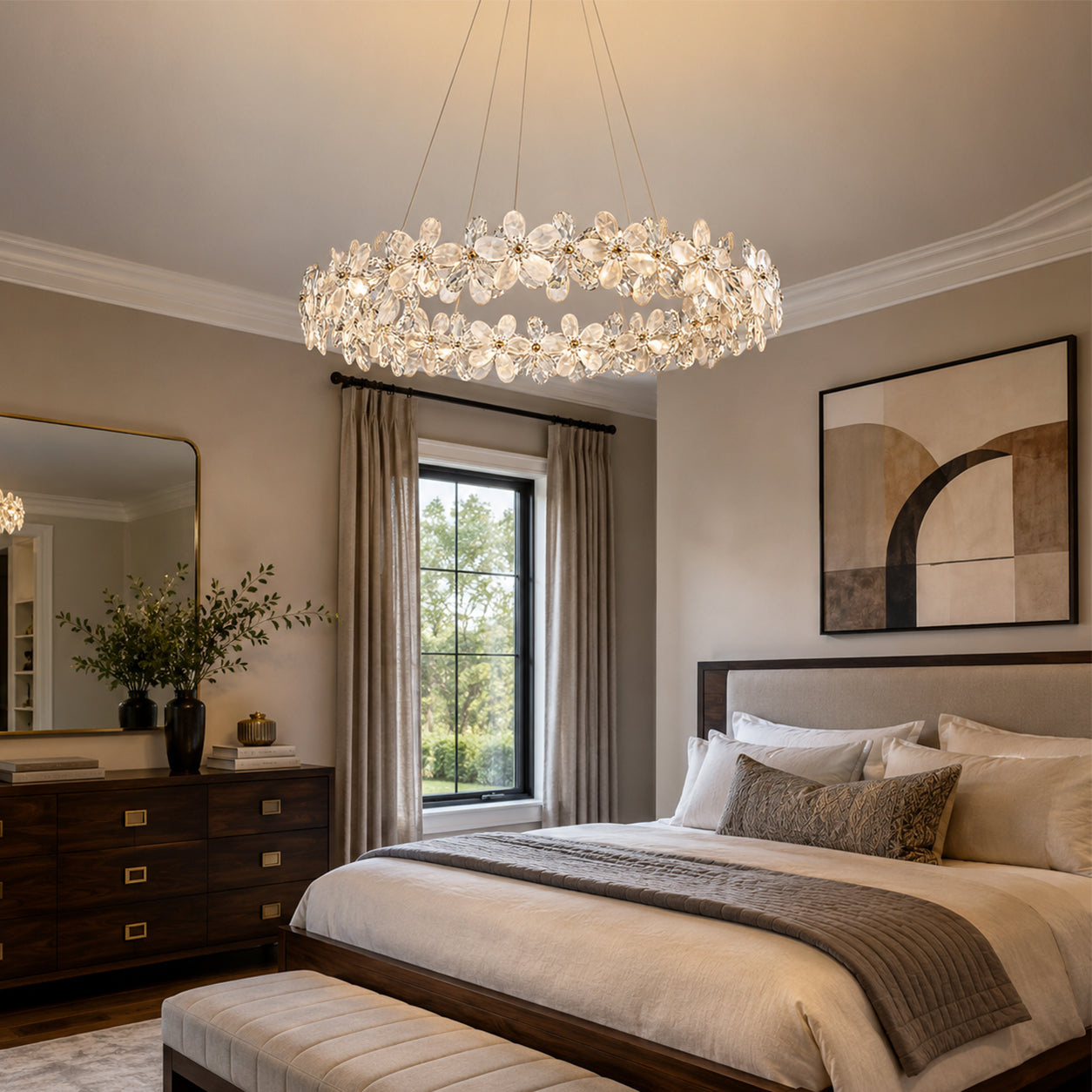 luxury-halo-ring-chandelier-with-crystal-accents-dimmable-modern-light-fixture-for-home-décor-bed-room