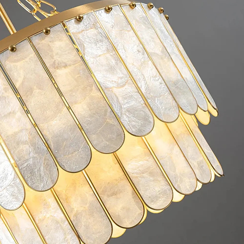 close-up-of-madelyn-modern-round-faceted-capiz-chandelier-ch447-20250801-sofary-lighting