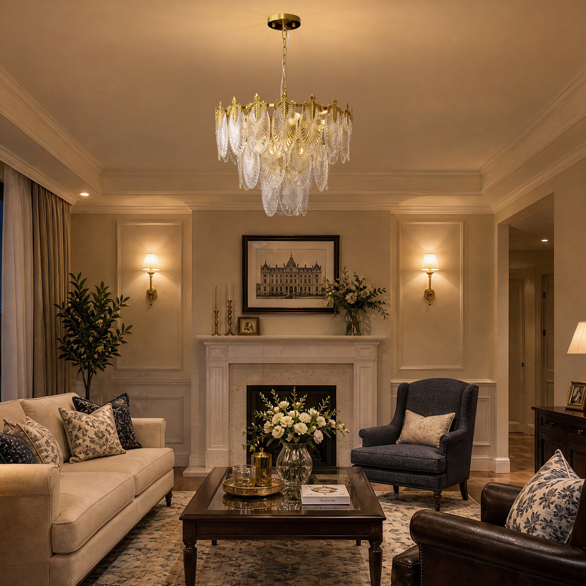 meliora-modern-luxury-gold-glass-leaf-chandelier-living-room