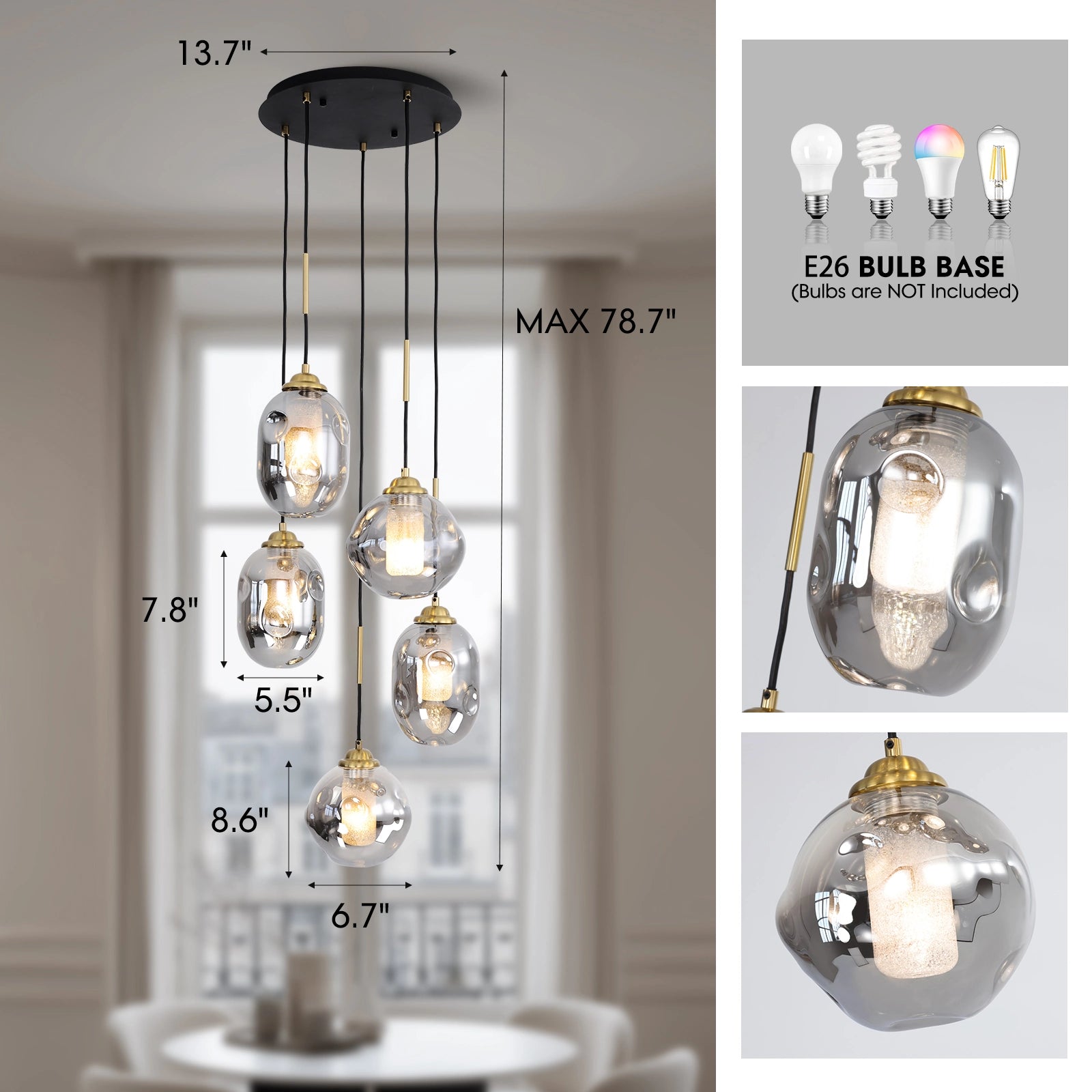 modern-lava-glass-multi-light-chandelier-ch475-sofary-lighting