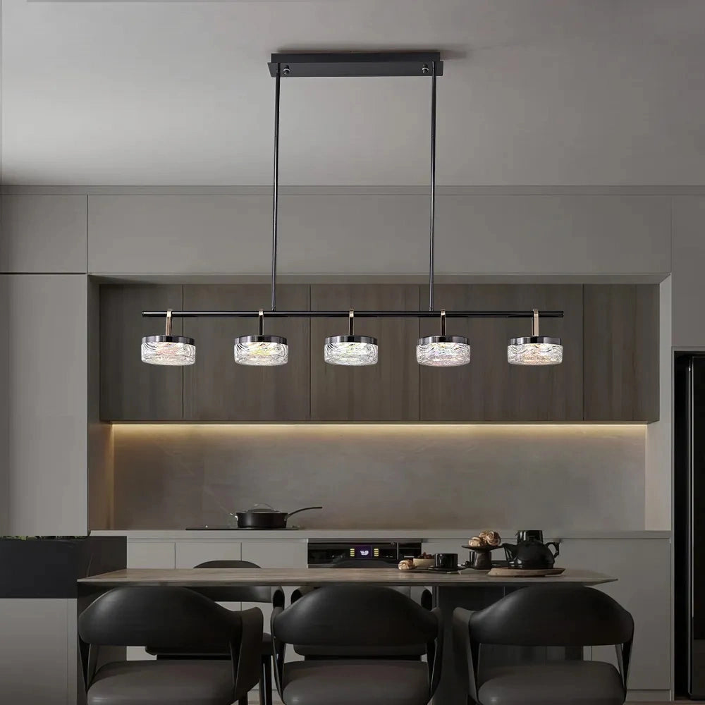 modern-linear-pendant-with-glass-shades-installed-in-dining-room-ch442-20250725-sofary-lighting