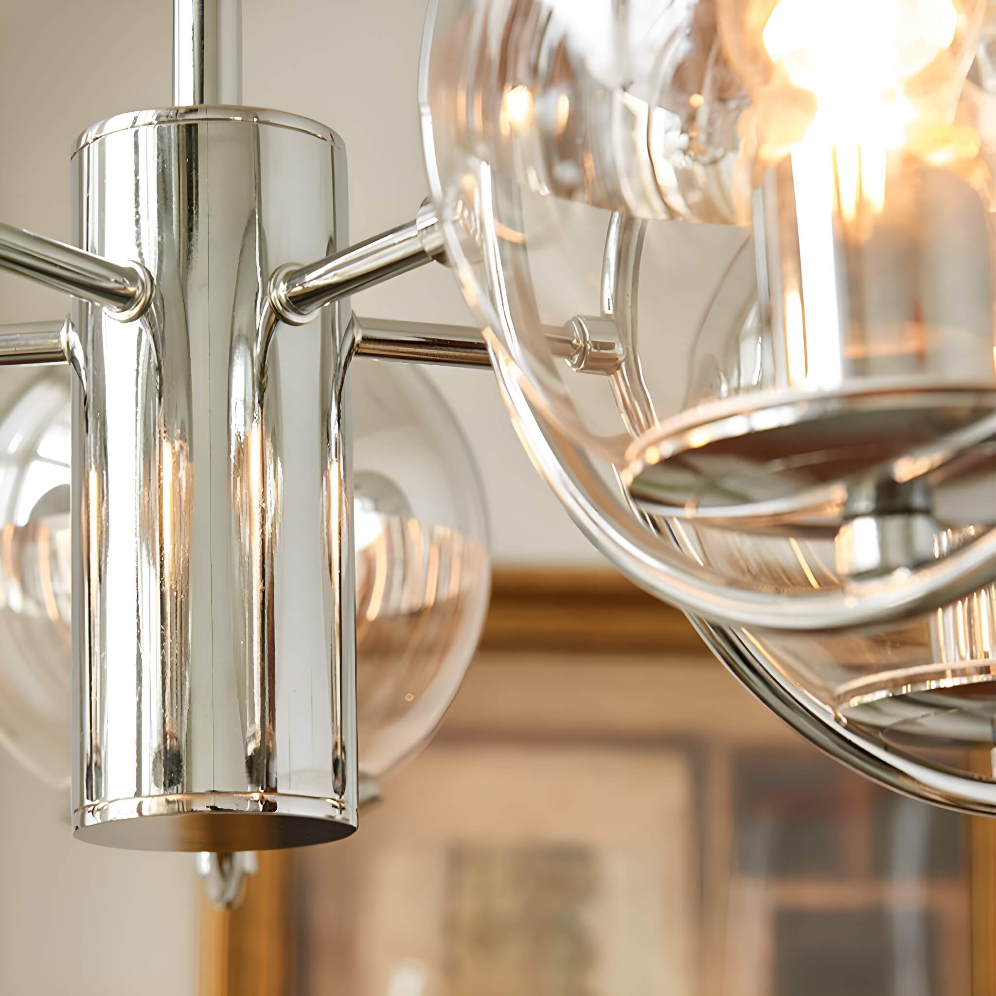 Modern Light 5 Light Lighting with Globe Glass-detail-1 | Sofary Lighting