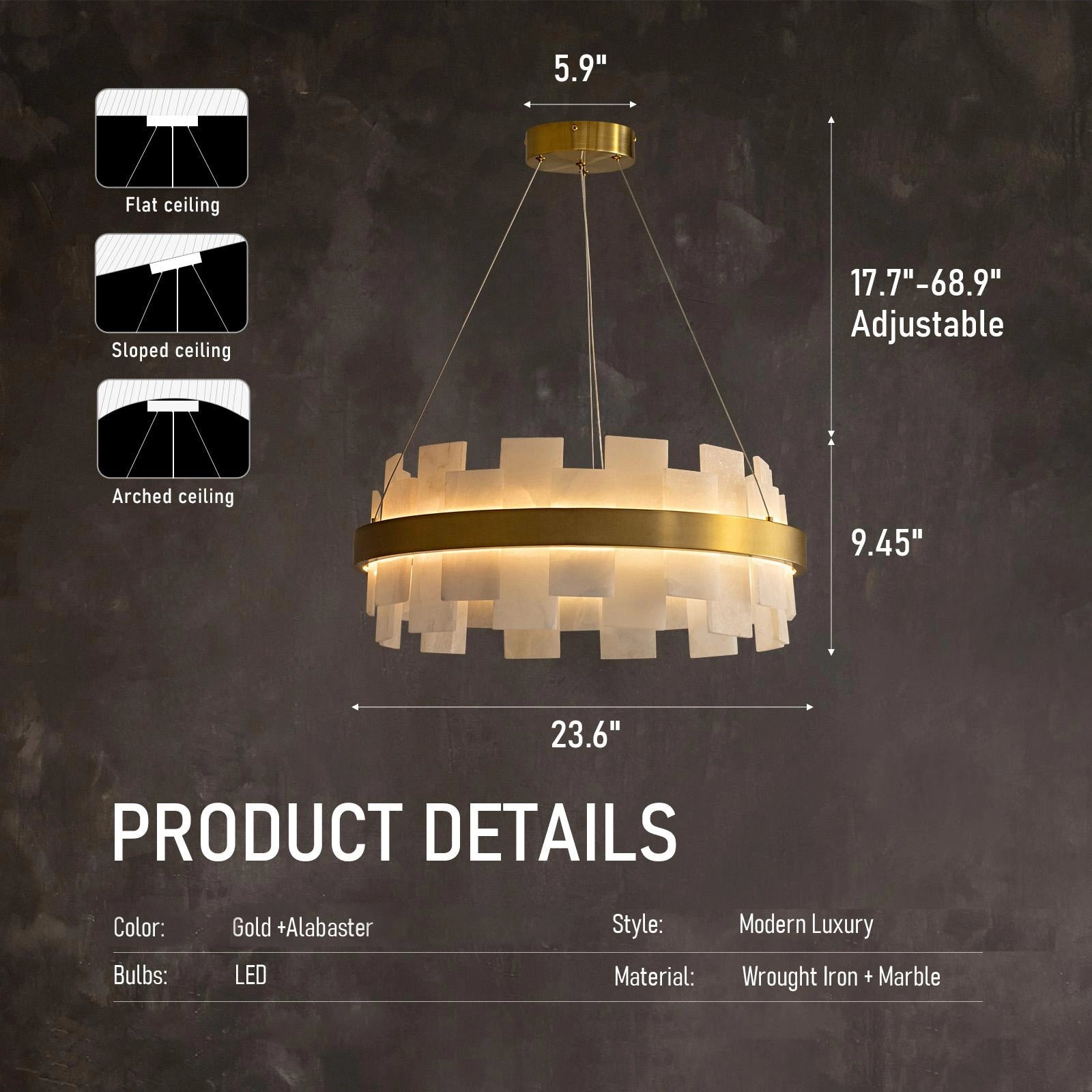 dimension-of-modern-round-alabaster-gold-chandelier-with-circular-gold-frame-and-evenly-spaced-alabaster-panels-emitting-warm-light-sofary-lighting