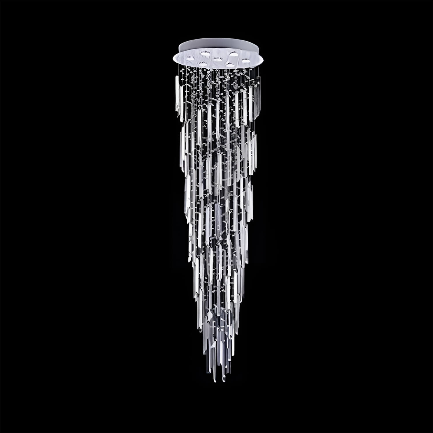 Modern Spiral Crystal Chandelier - Staircase Chandelier-5 |Sofary