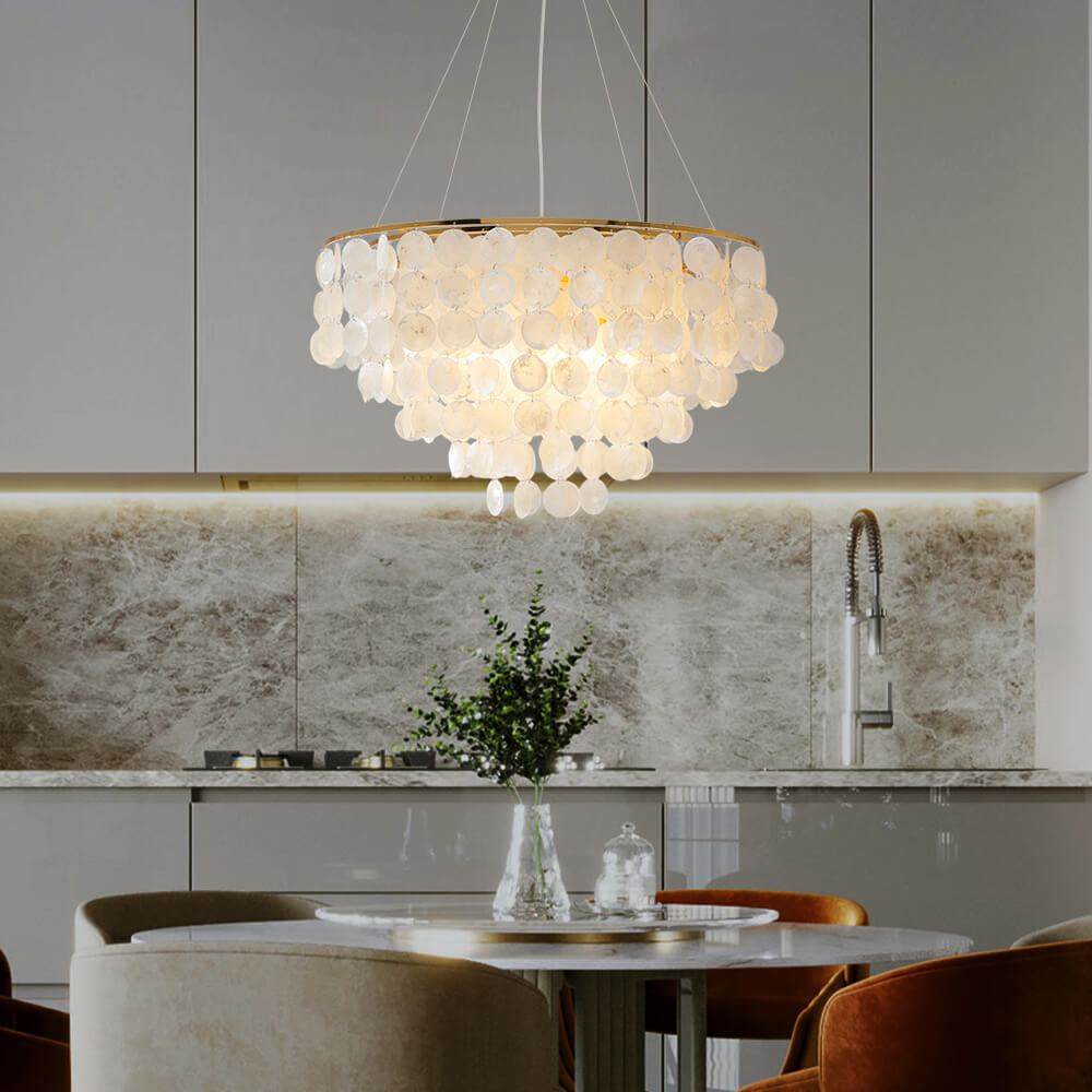 Morden Table Shells Pendant Lamp-livingroom-1 | Sofary Lighting