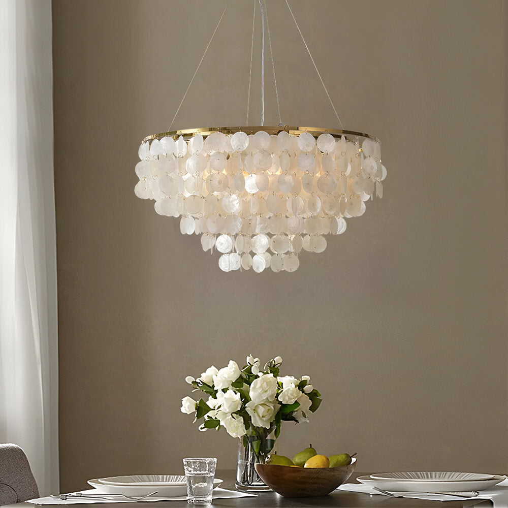 Morden Table Shells Pendant Lamp-livingroom-2 | Sofary Lighting