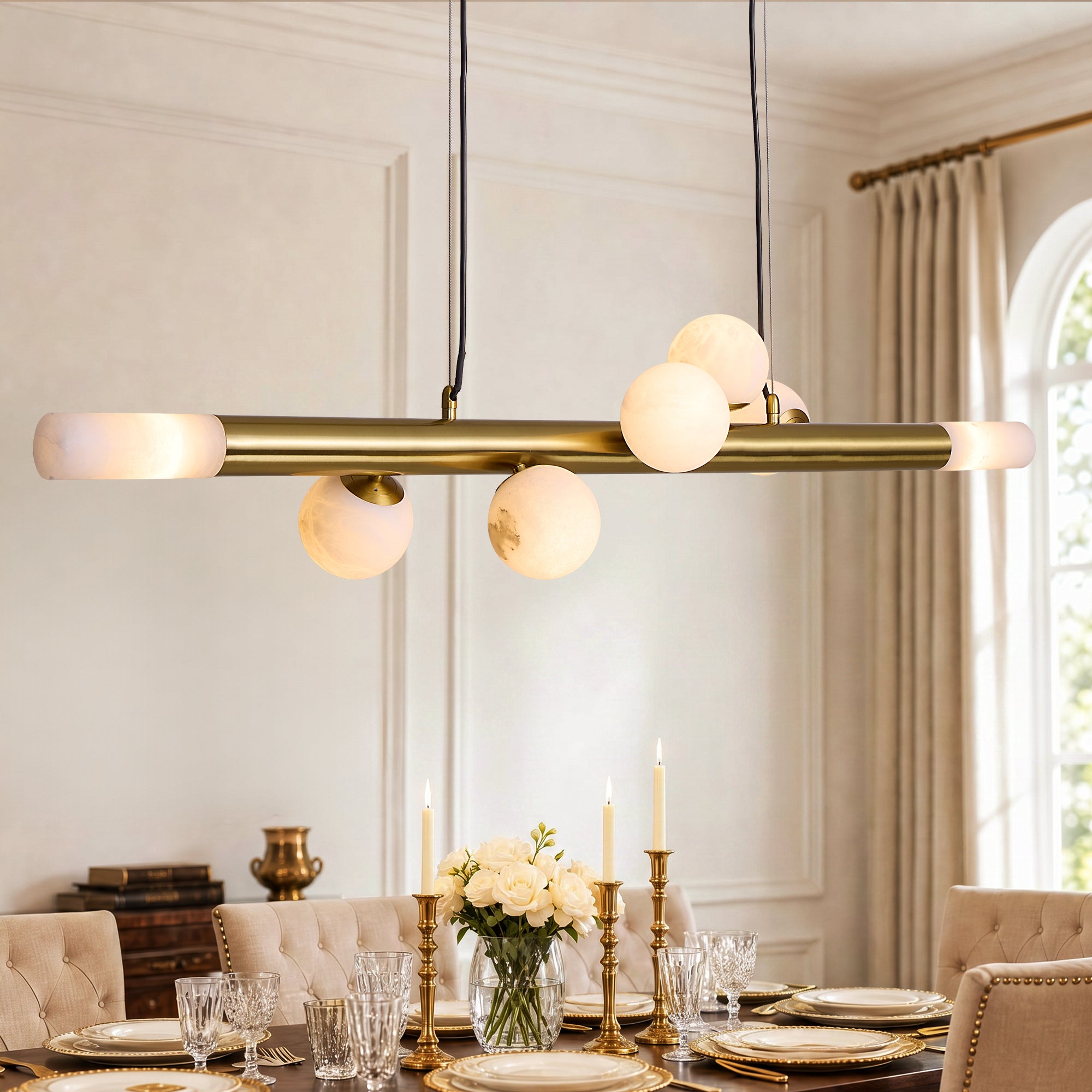 orlena-modern-artistic-gold-alabaster-globe-linear-chandelier-sofary-lighting