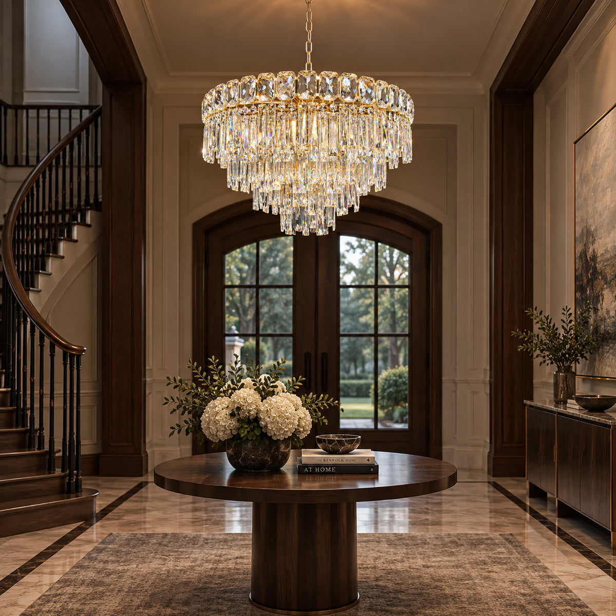 ravelle-modern-luxury-gold-crystal-tiered-drum-chandelier-foyer-sofary-lighting