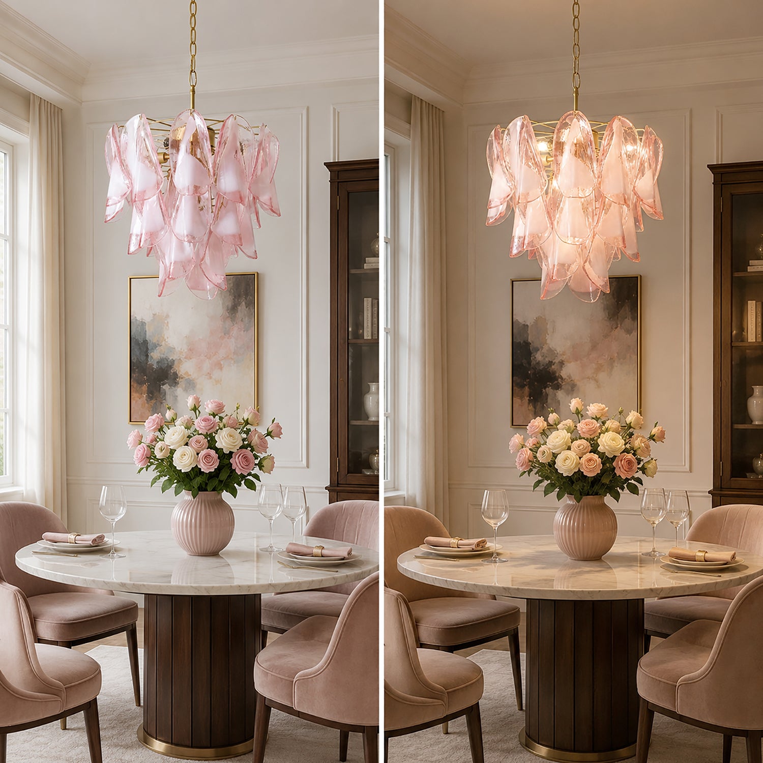 rosavelle-modern-romantic-pink-glass-petal-chandelier-turn-on-and-off-sofary-lighting