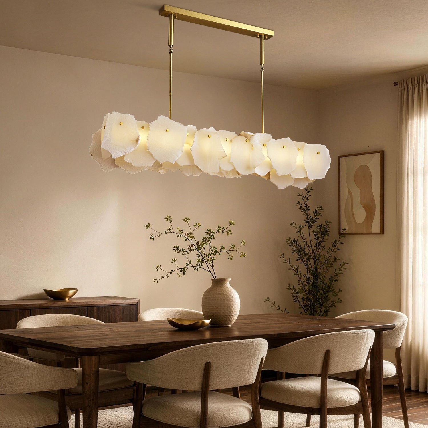 seravelle-modern-luxury-white-alabaster-petal-linear-chandelier-dining-room-CH553-20260513