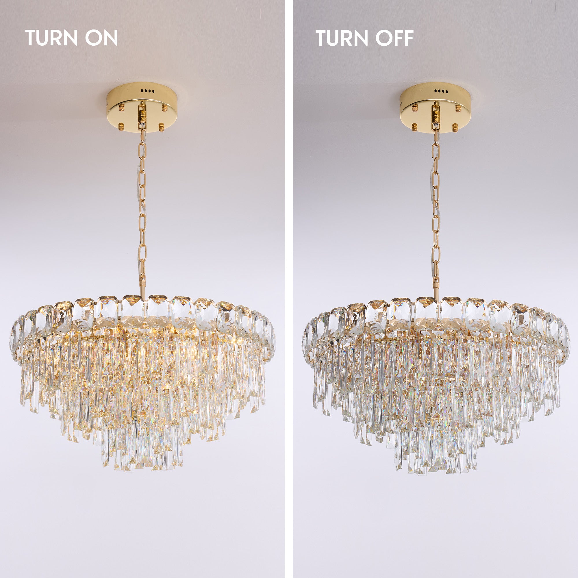 seravia-modern-luxury-gold-crystal-tiered-ring-chandelier-turn-on-and-off