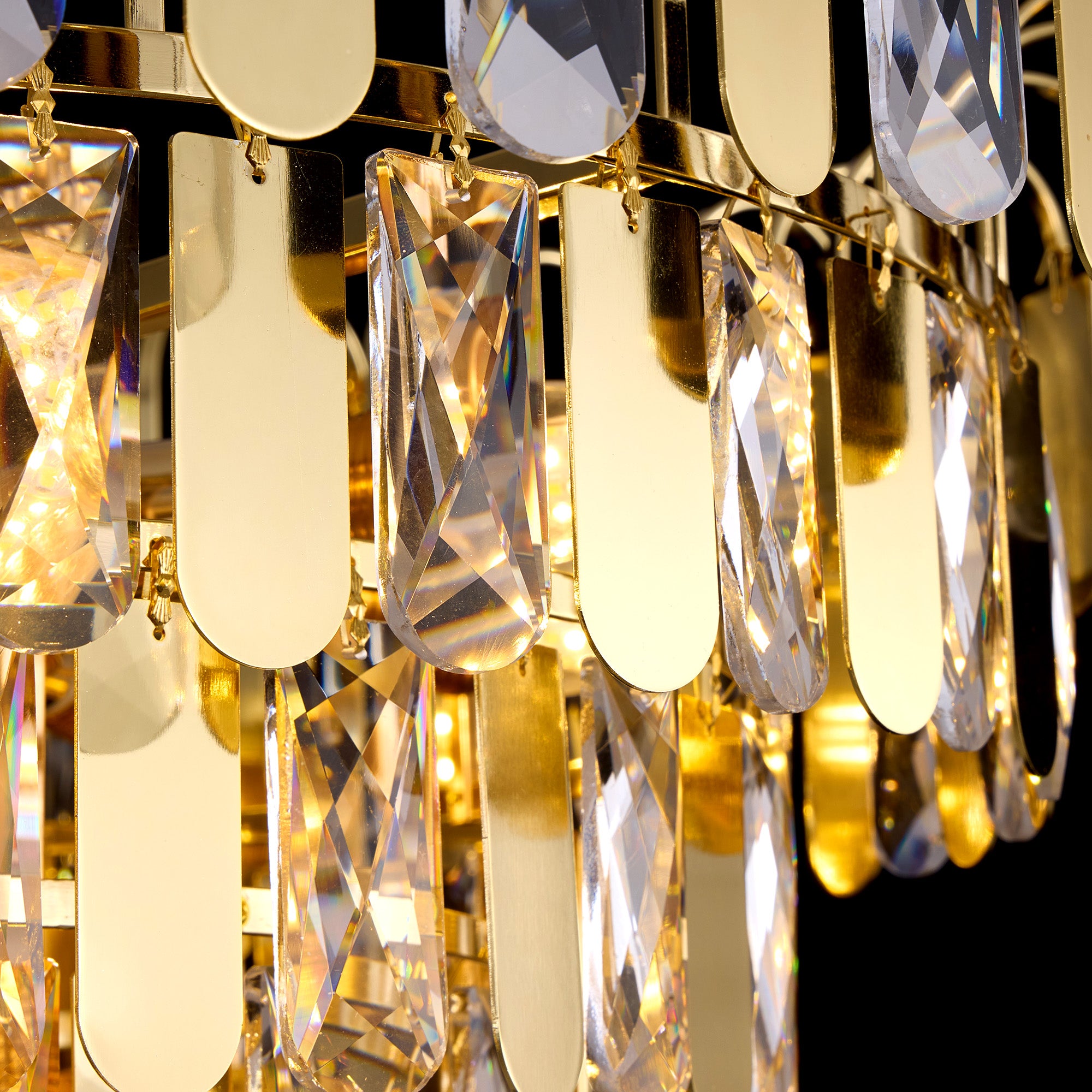 serenova-modern-luxury-gold-crystal-tiered-round-chandelier-crystal-details